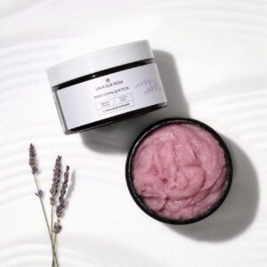 Мусс-скраб для тела солевой с лавандой и розой, 250 мл