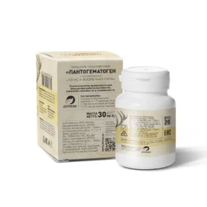 Alternative view of Пантогематоген с пантами марала и витамином С "Тонус и жизненная сила", 30 капсул по 500 мг