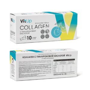 Коллаген с гиалуроновой кислотой VitUp, 10 стиков по 13 г ()