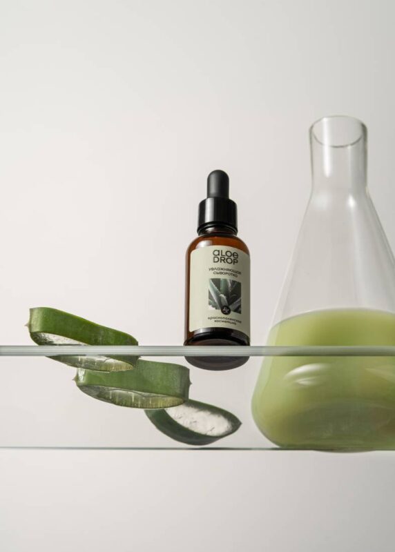aloe drop увлажняющая — Aloe Drop увлажняющая сыворотка с живым экстрактом алоэ, 30 мл