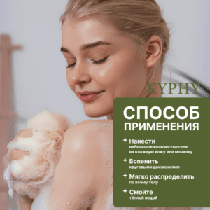 Гель для душа бессульфатный на натуральном гидролате ромашки, 250 мл ()