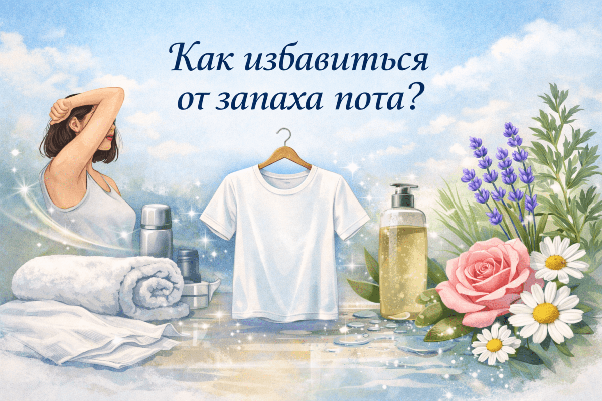 Как избавиться от запаха пота? ()
