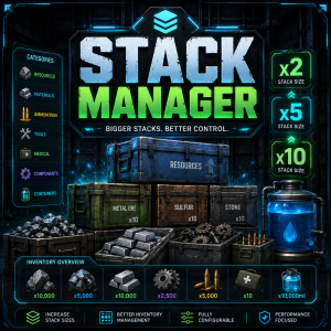 Stack Manager — управление стаками и водными резервуарами