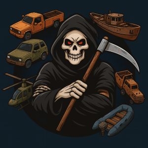 Графический интерфейс Rust Vehicles