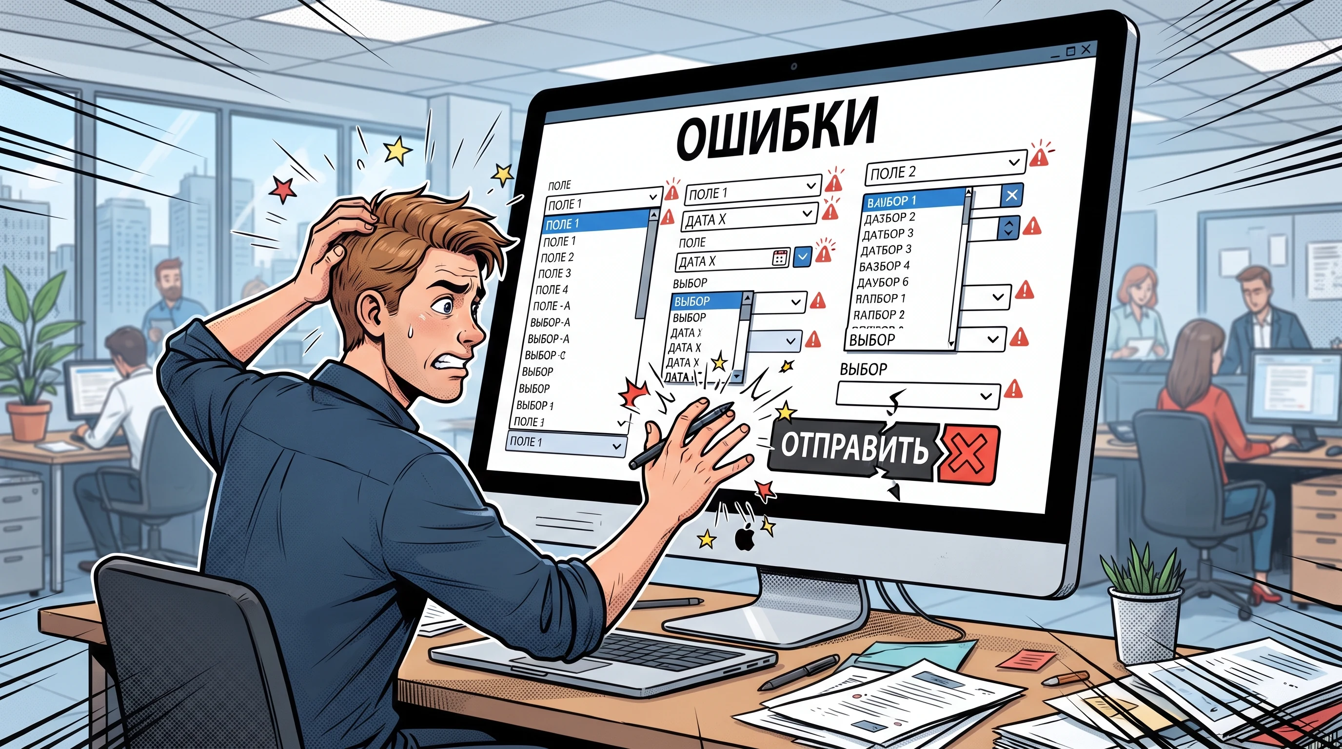 Типичные ошибки при составлении формы, которые вы допускаете прямо сейчас