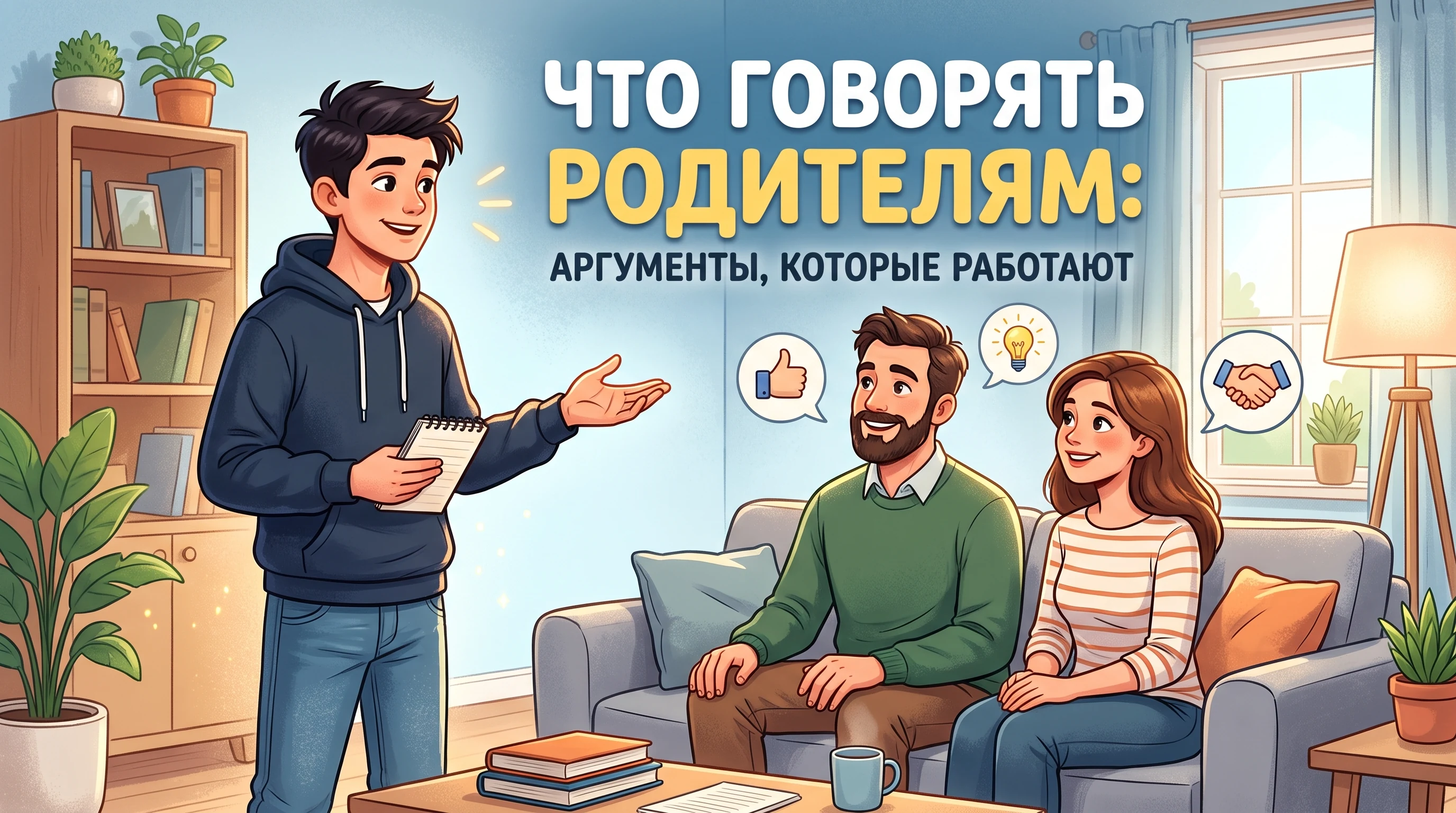 Что говорить родителям: аргументы, которые работают