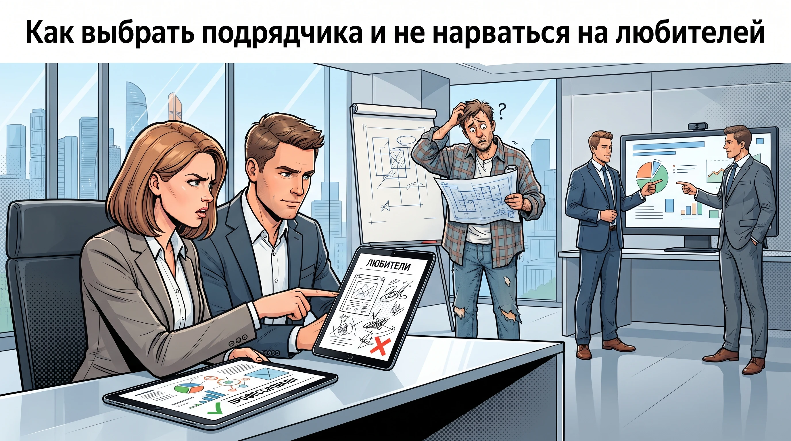 Как выбрать подрядчика и не нарваться на любителей