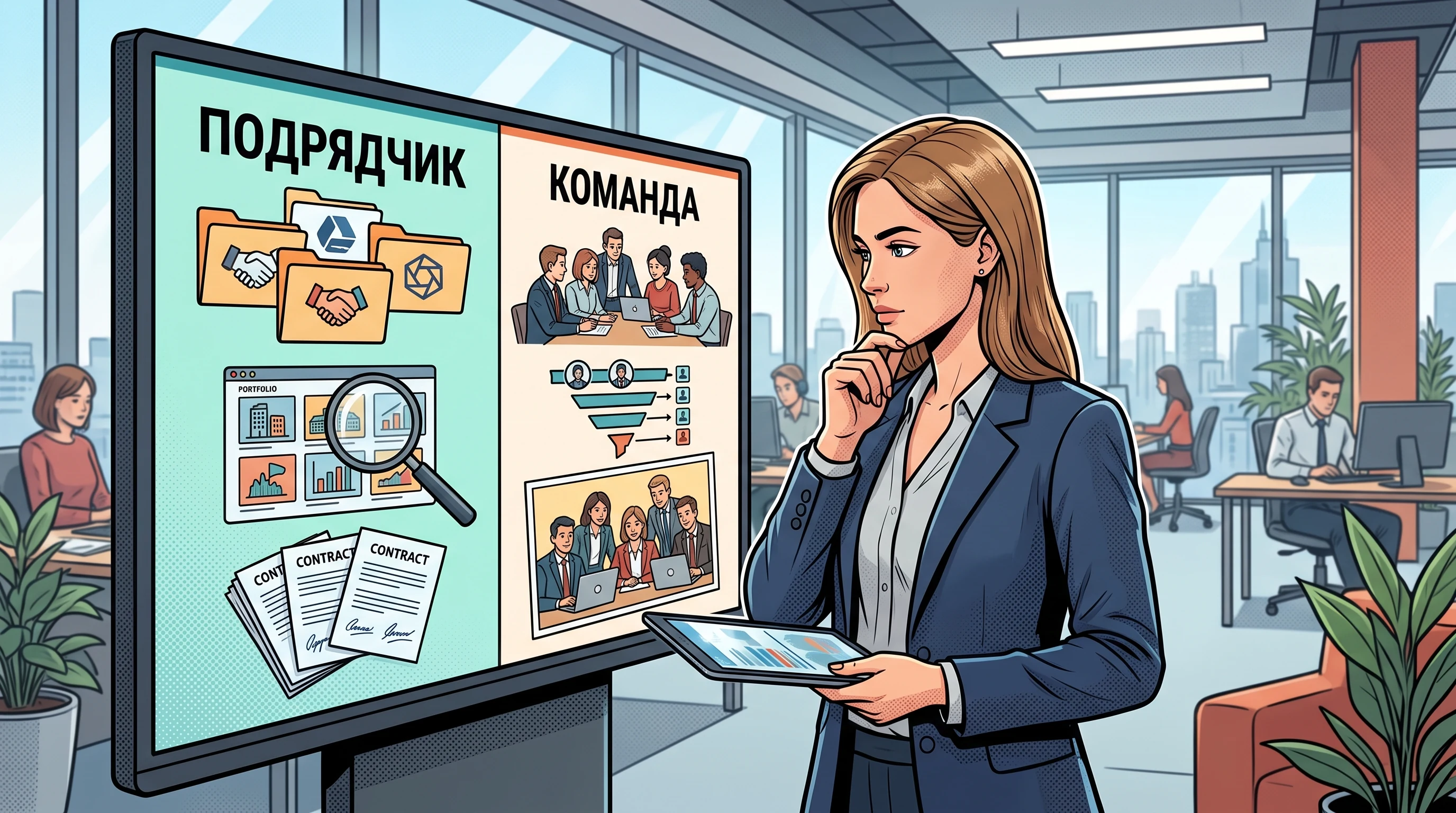 Как выбрать подрядчика или построить команду самостоятельно