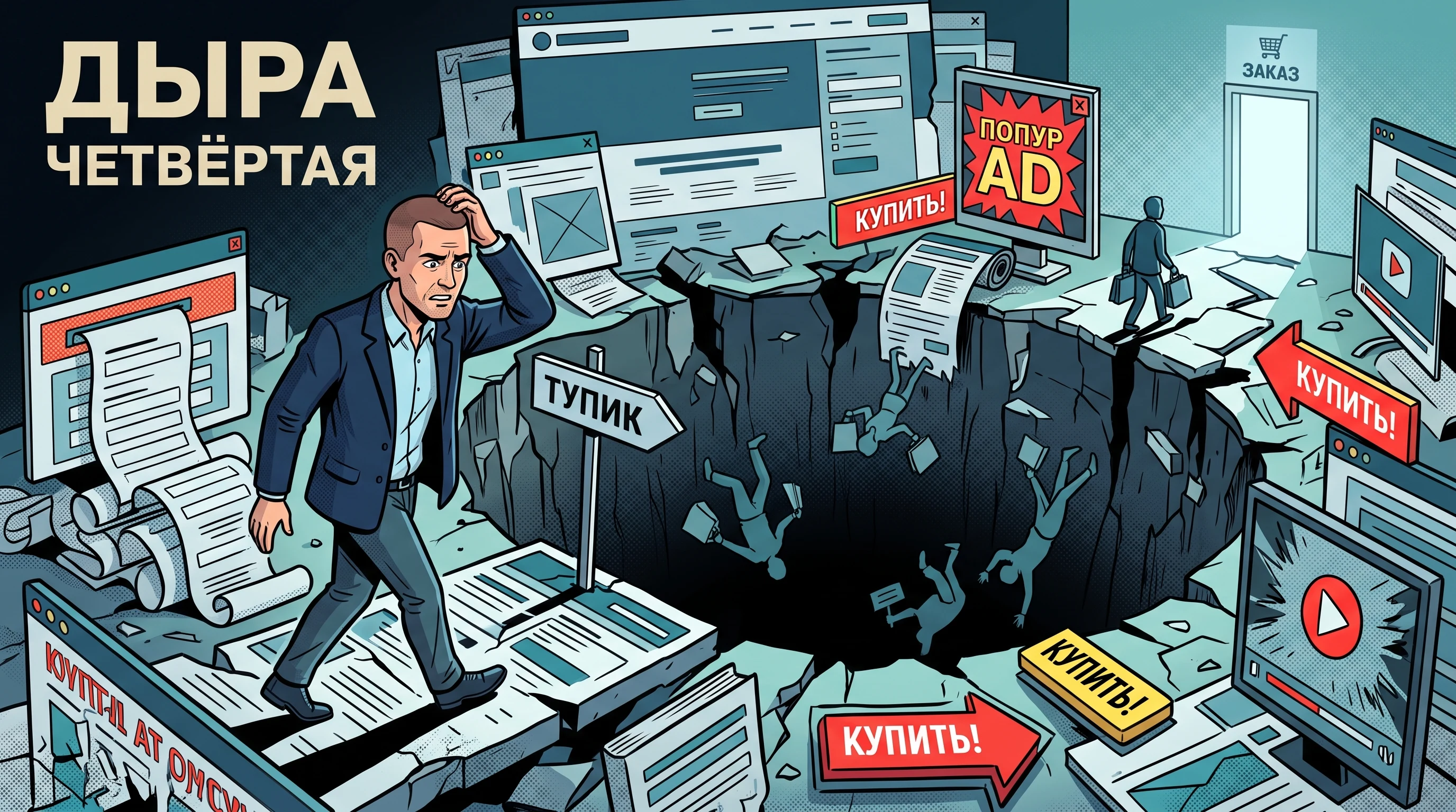 Дыра четвёртая: посадочные страницы, которые убивают конверсию
