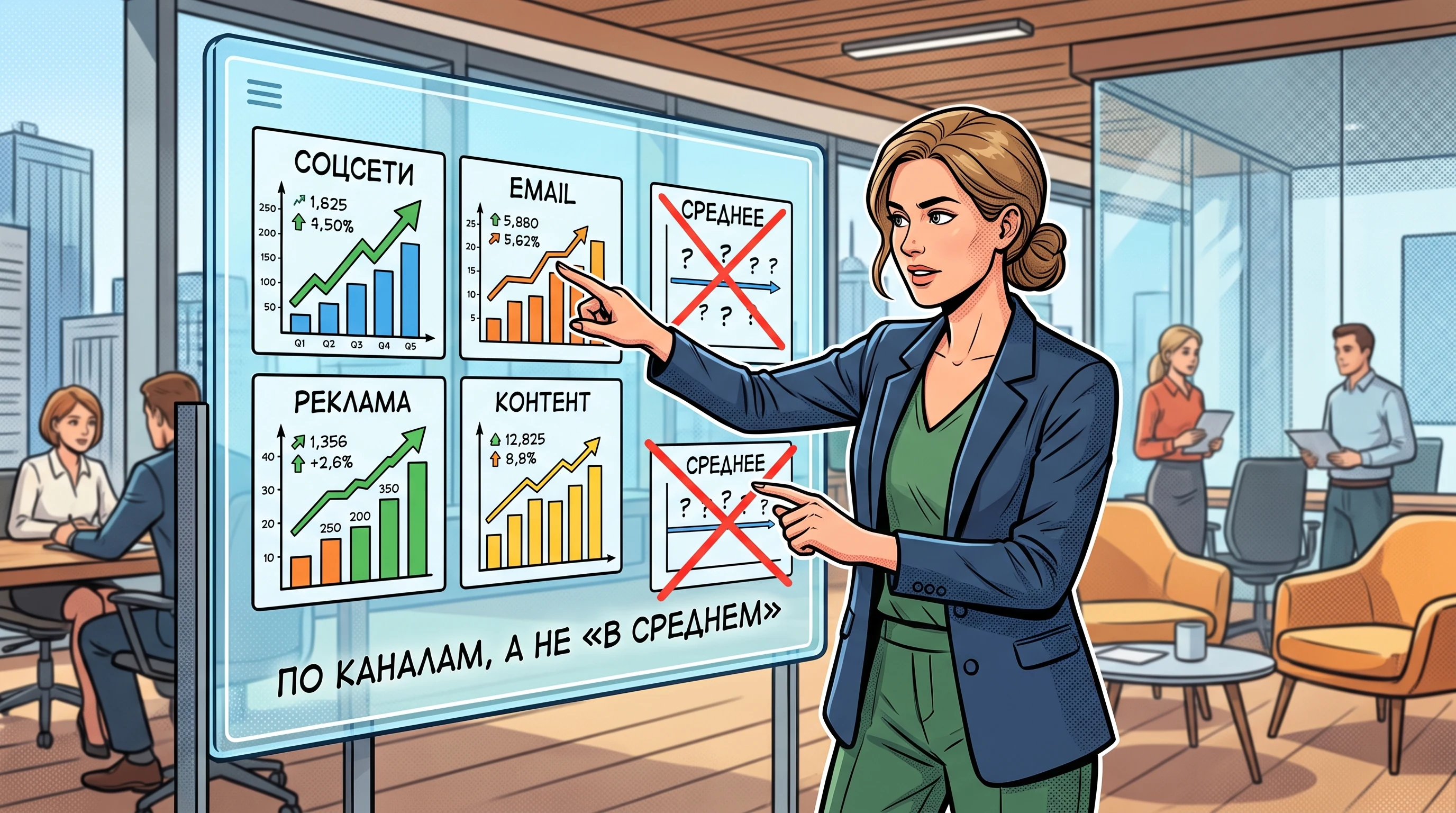 Считайте по каналам, а не «в среднем по больнице»