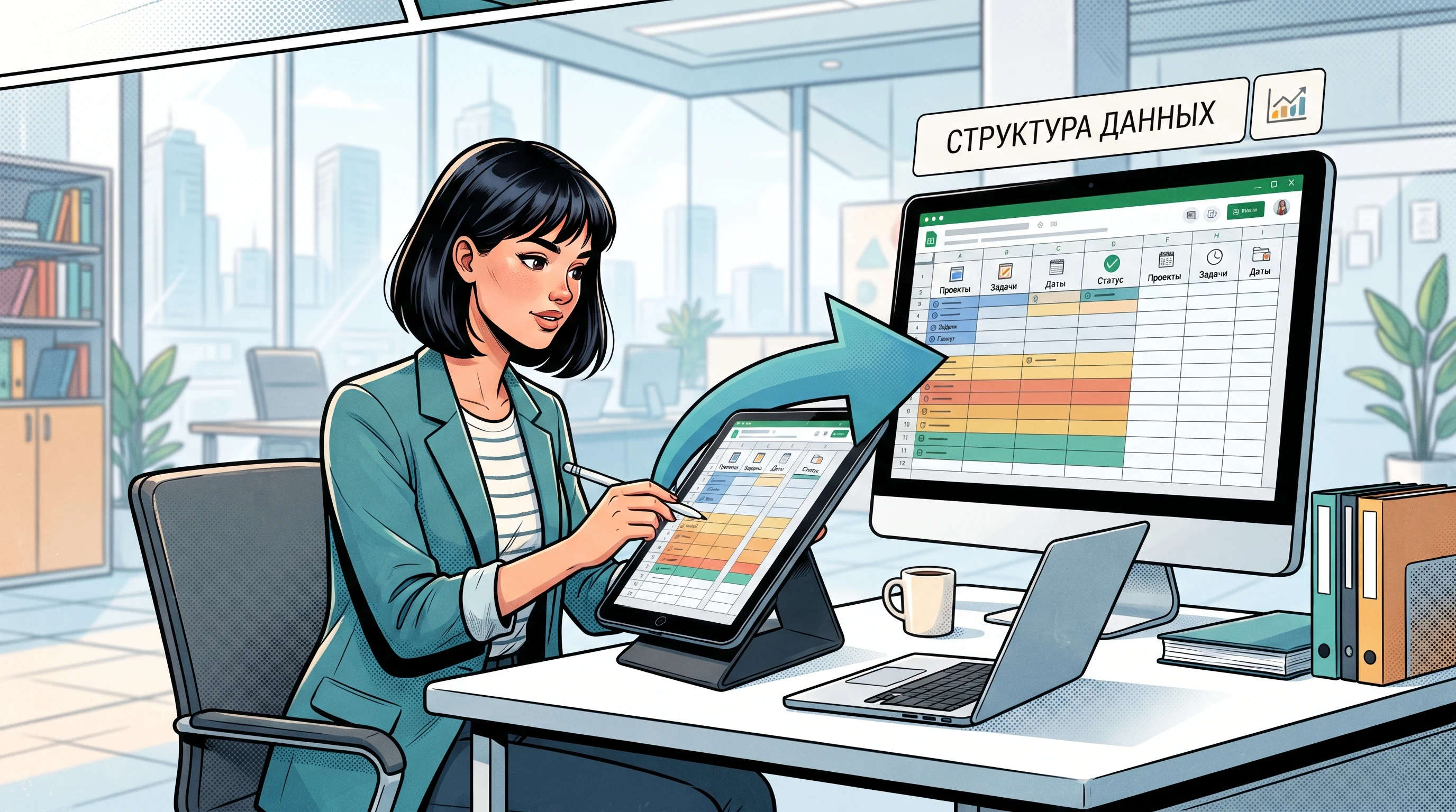 Структура Google Таблицы: как организовать данные