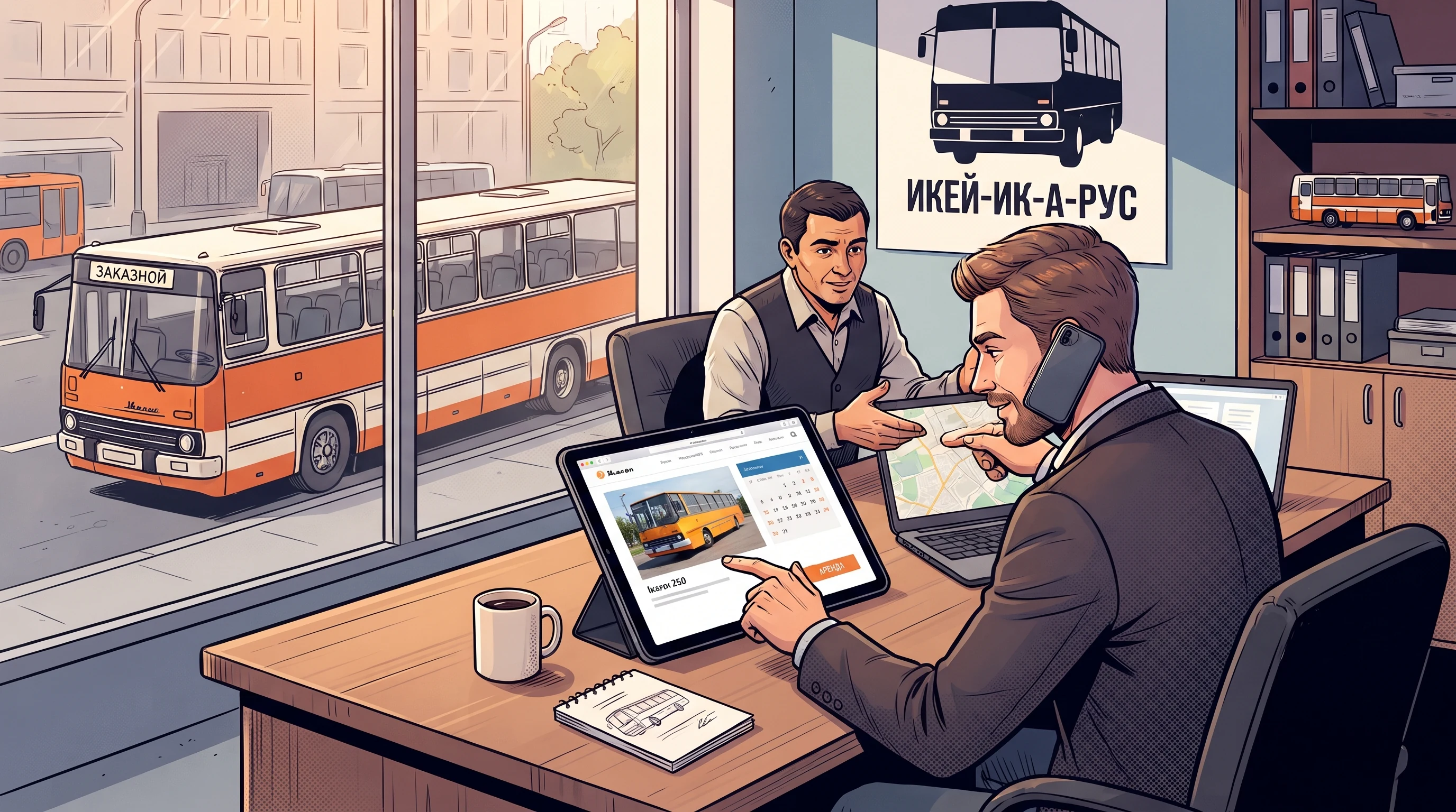 Как найти «Икарус» в аренду: практическое руководство