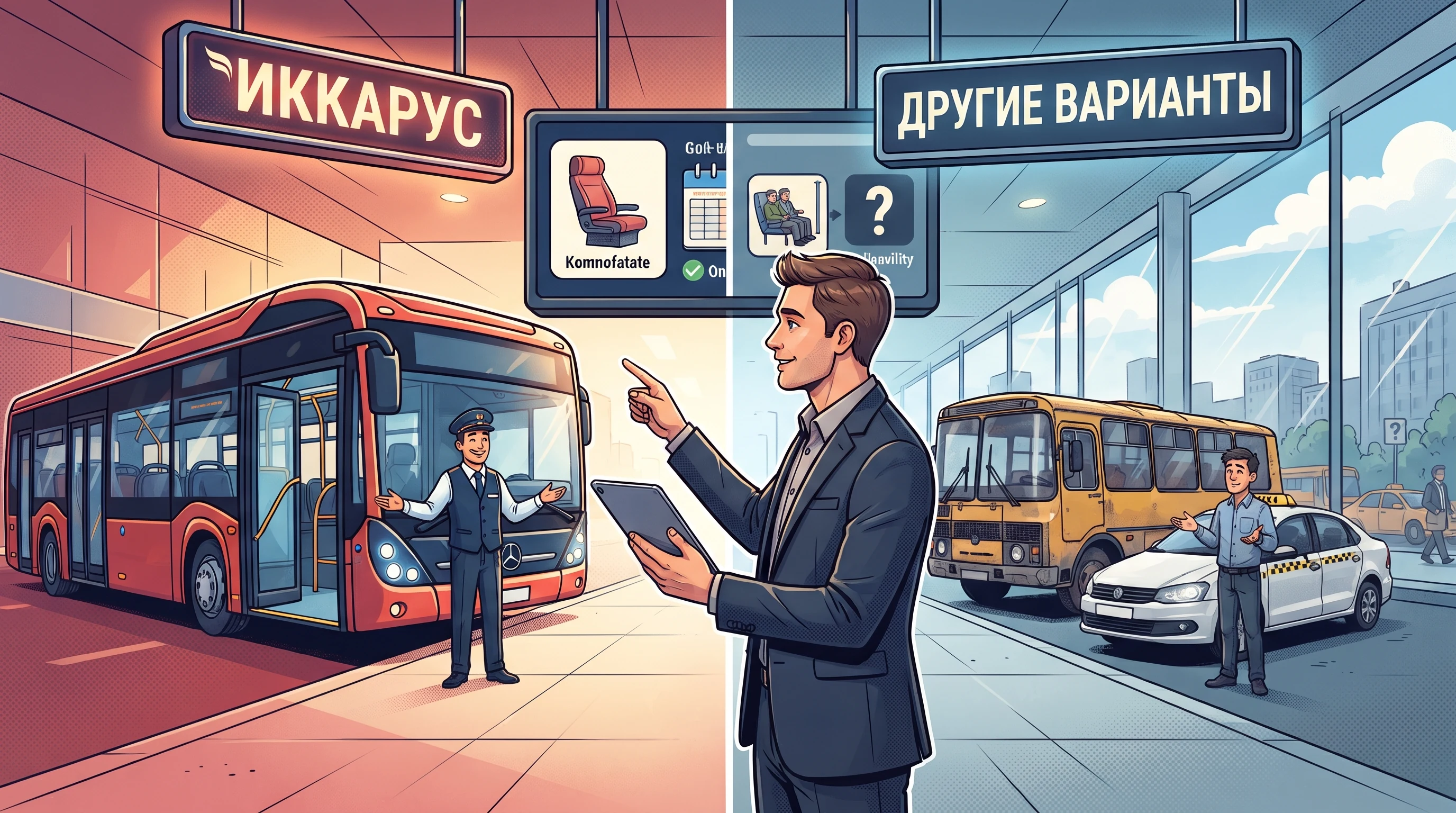 «Икарус» против других вариантов: честное сравнение