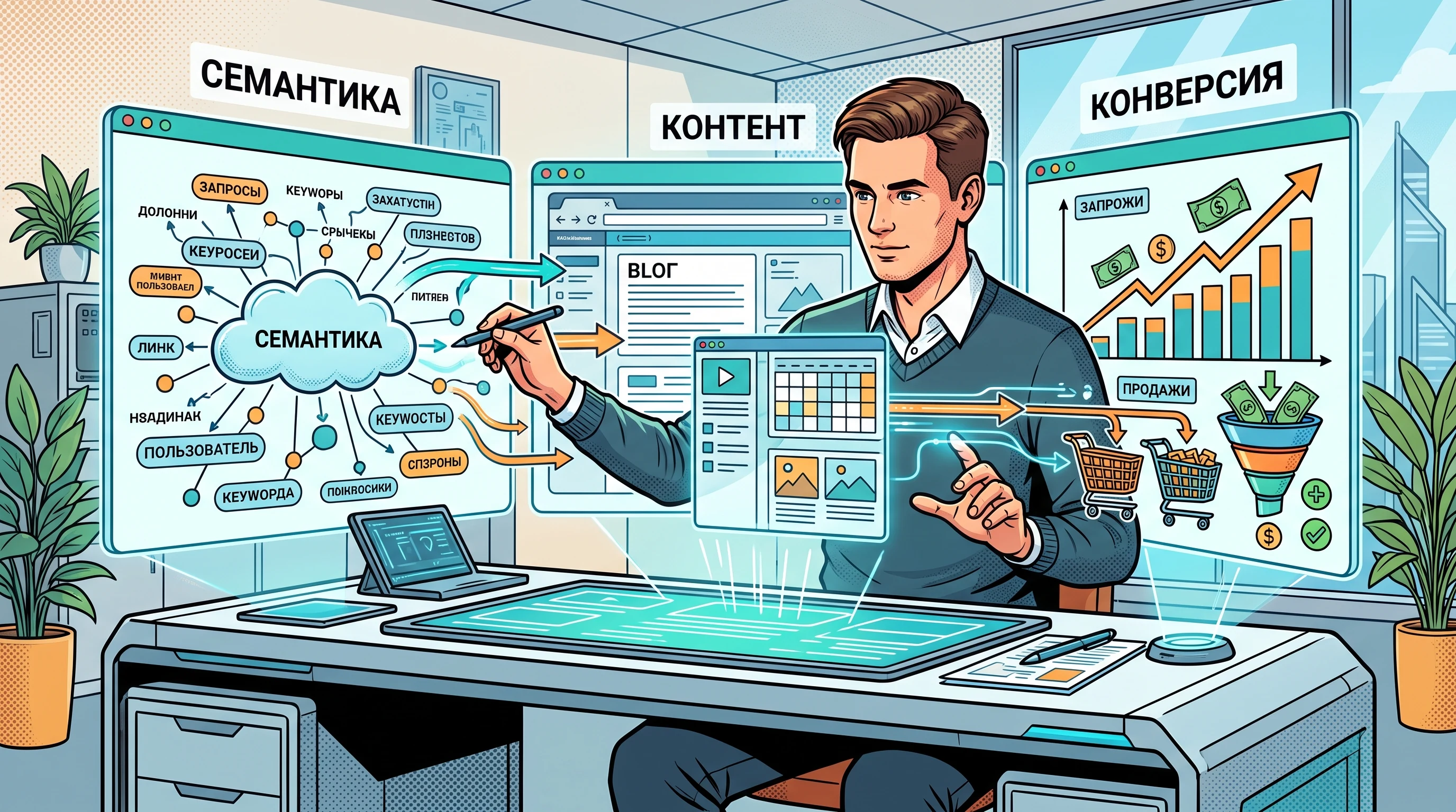 Как связать семантику с контентом и конверсией