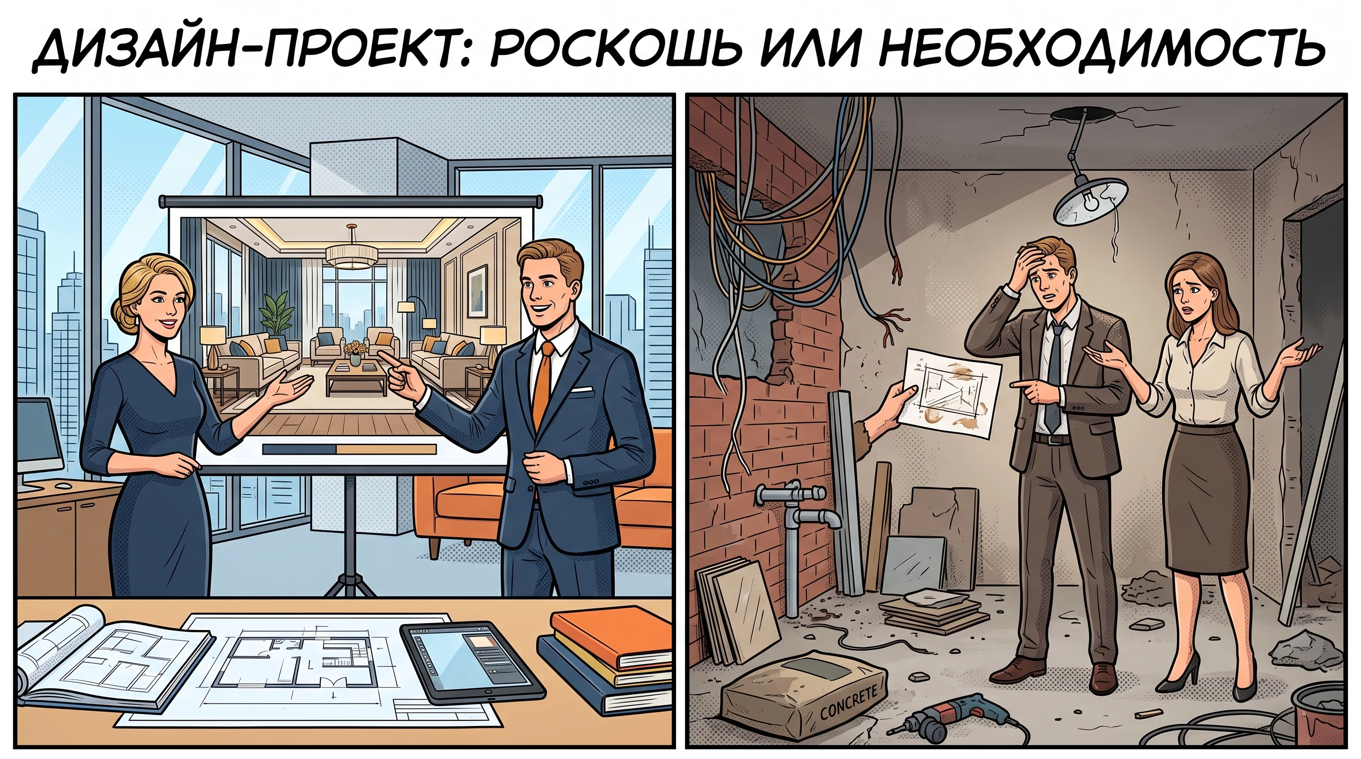 Дизайн-проект: роскошь или необходимость