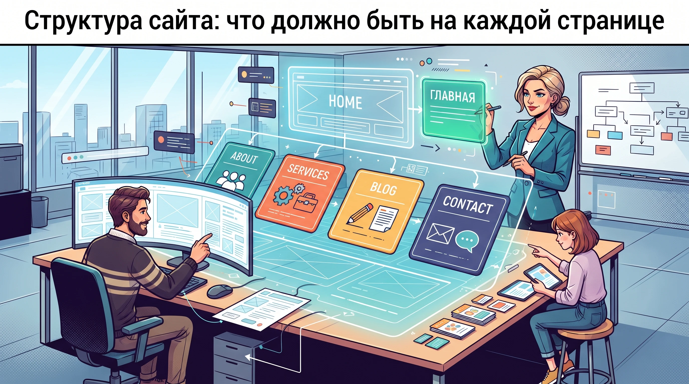Структура сайта: что должно быть на каждой странице