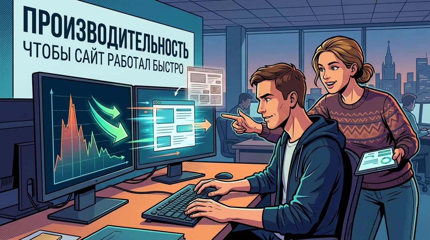 Производительность: чтобы сайт работал быстро