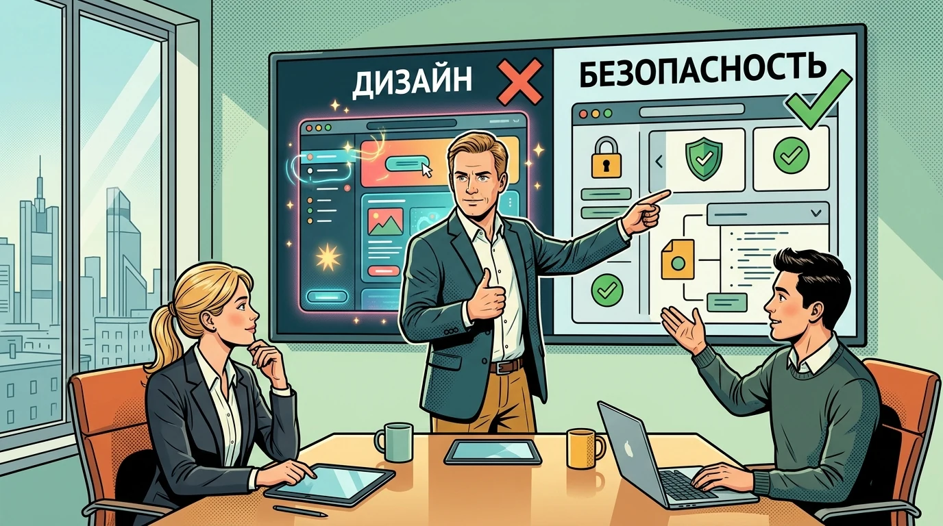 Безопасность важнее красивой подачи