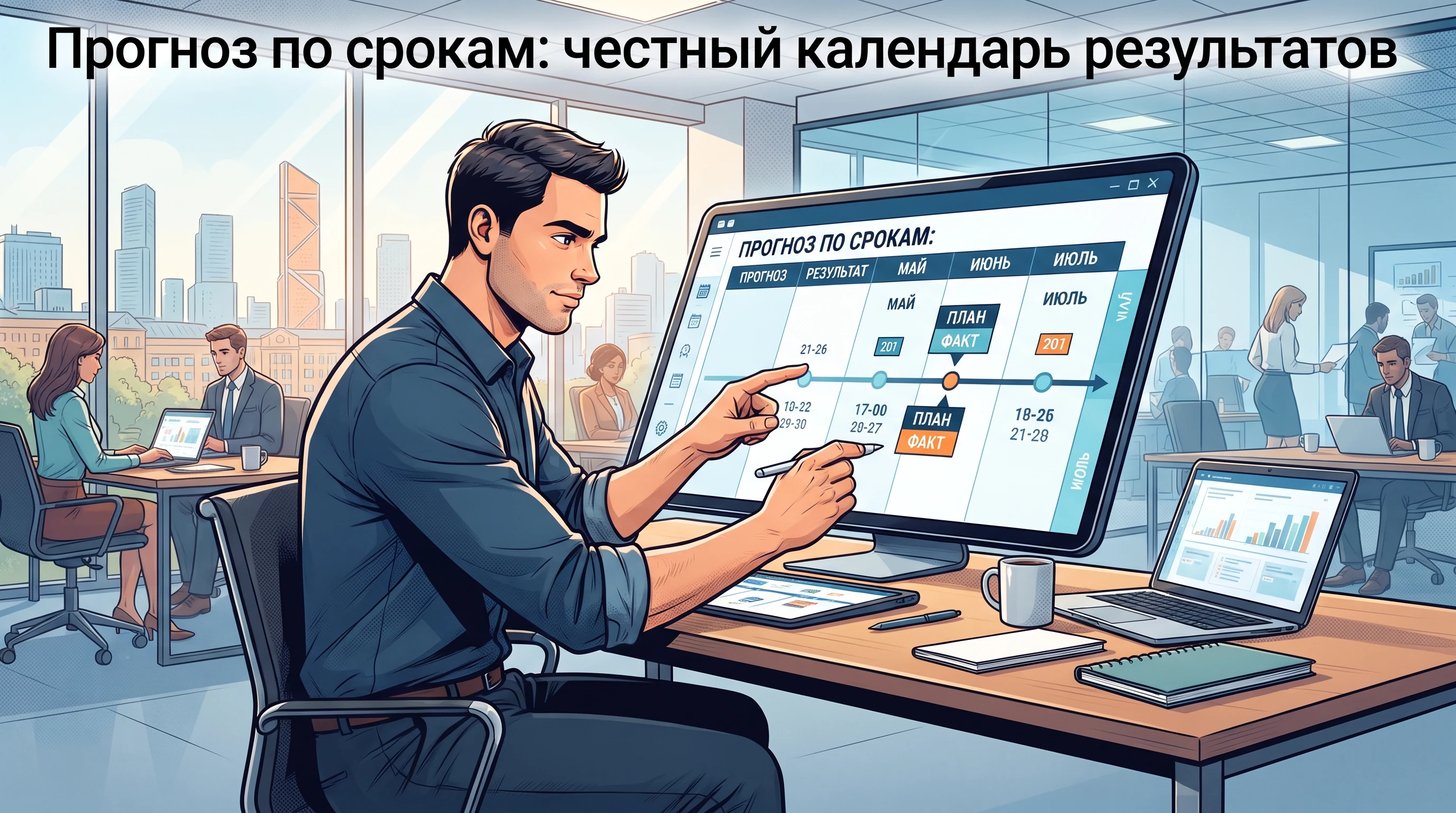 Прогноз по срокам: честный календарь результатов
