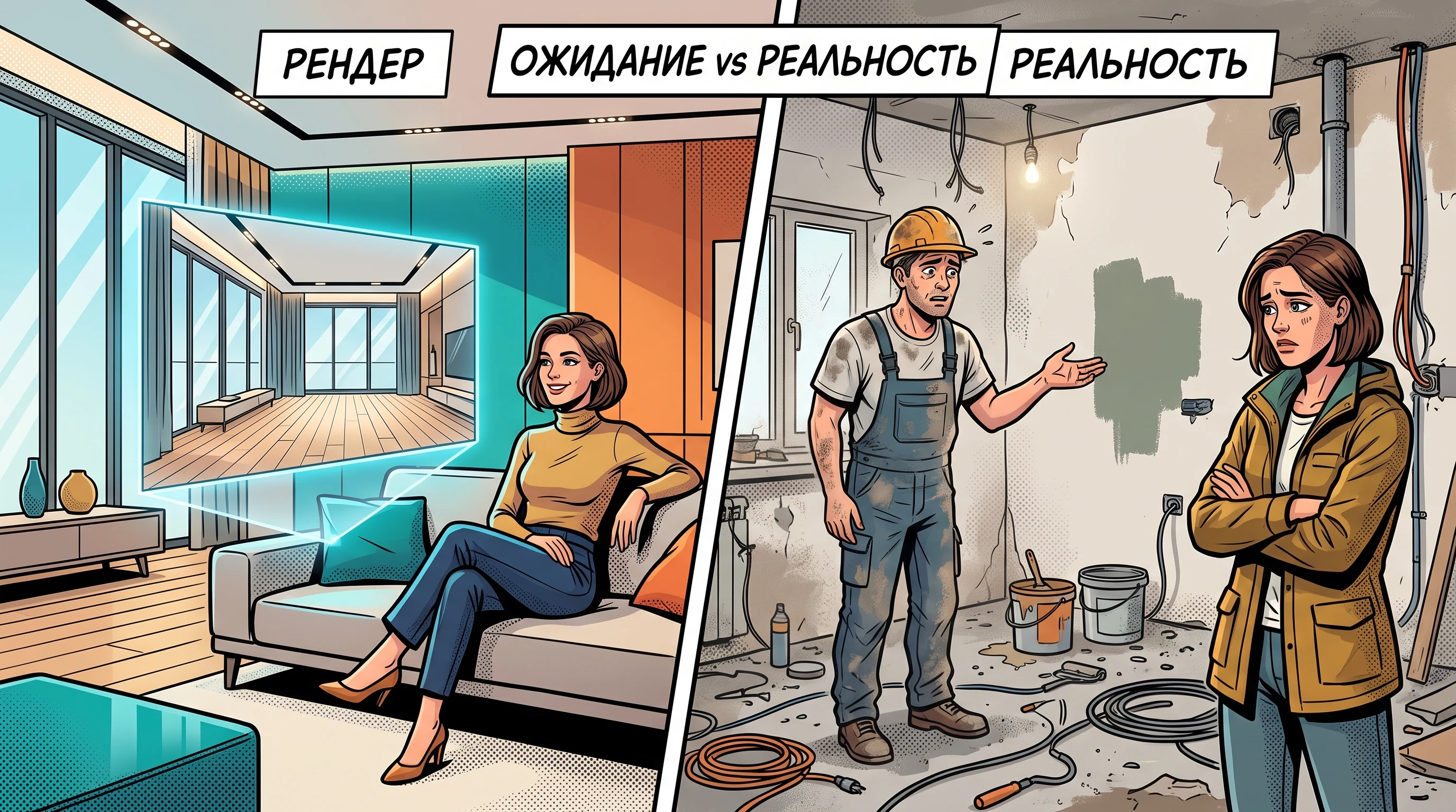 Что происходит в процессе: рендер и реальный ремонт расходятся на каждом шаге