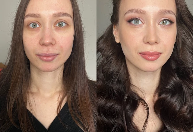 Стилист-визажист Мария Орлова | До/после