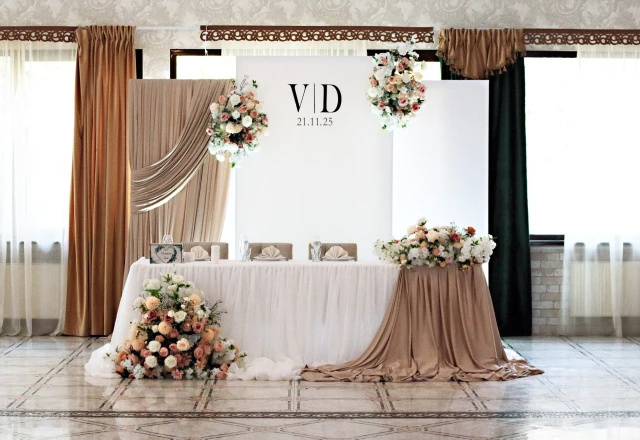 Sat Decor, свадьба: Оформление свадебного зала