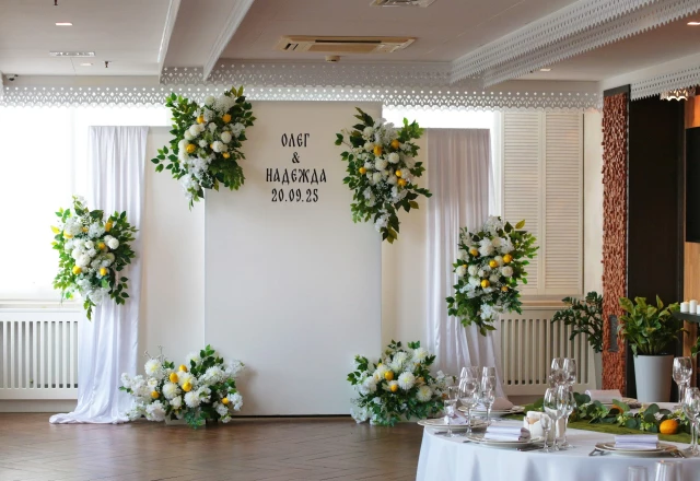Sat Decor, свадьба: Оформление свадебного зала