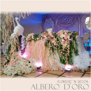 Творческая мастерская «Albero D'oro», свадьба: Оформление свадебного зала