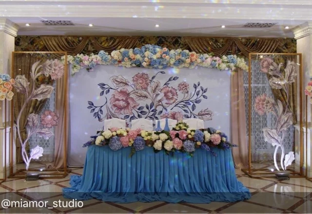 Mi Amor Studio, свадьба: Оформление свадебного зала