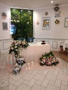 Florance, свадьба: Оформление свадебного зала