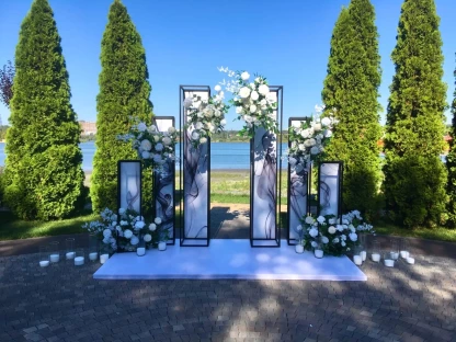 A&B Decor, свадьба: Оформление выездной регистрации
