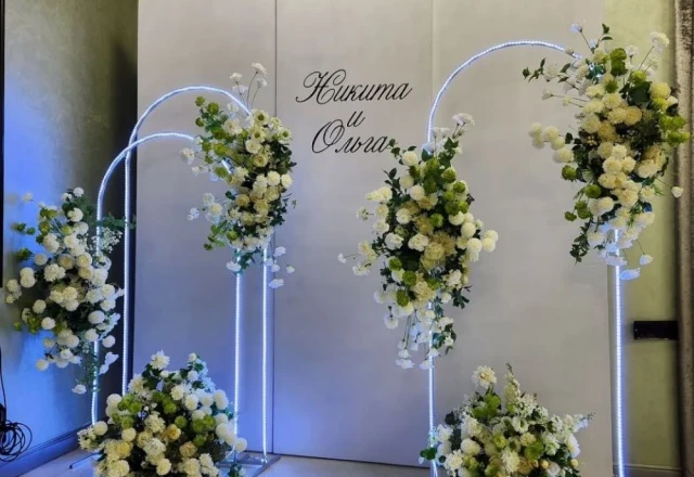 Decor KV Wedding Flora, свадьба: Оформление свадебного зала