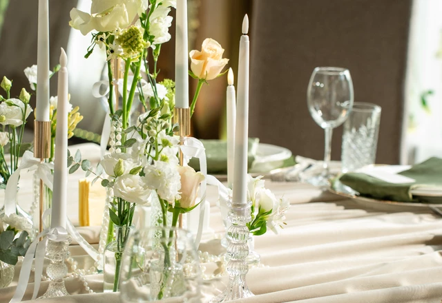 Студия декора и флористики Евгения Сард Дизайн | Evgenia Sard Design | Никита & Полина. Cream & green wedding decor - фото 147