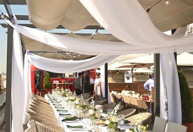 Рэд Старс Отель / Red Stars Hotel Event-пространство Red Roof на крыше отеля  - фото 8