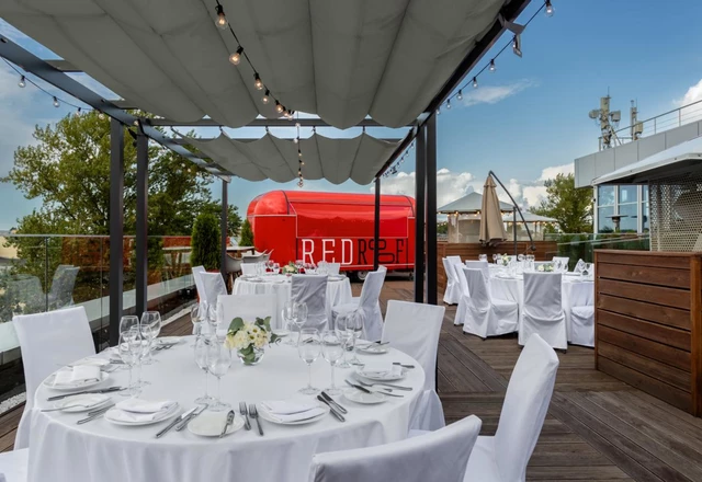 Рэд Старс Отель / Red Stars Hotel Event-пространство Red Roof на крыше отеля  - фото 2