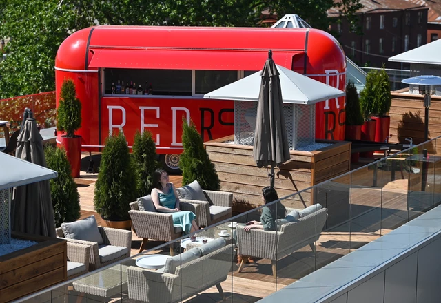 Рэд Старс Отель / Red Stars Hotel Event-пространство Red Roof на крыше отеля  - фото 14