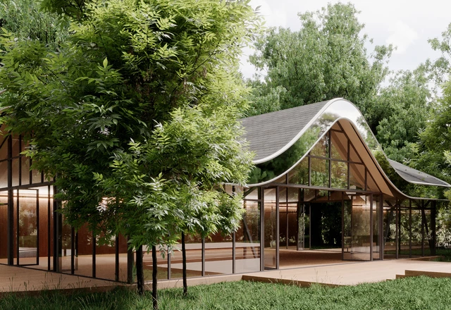 ЛЕС Event House / ЛЕС Ивент Хаус Панорамная веранда - фото 1