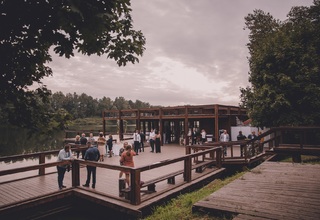Веранда у воды в Усадьбе Суханово Мероприятия у нас - фото 15