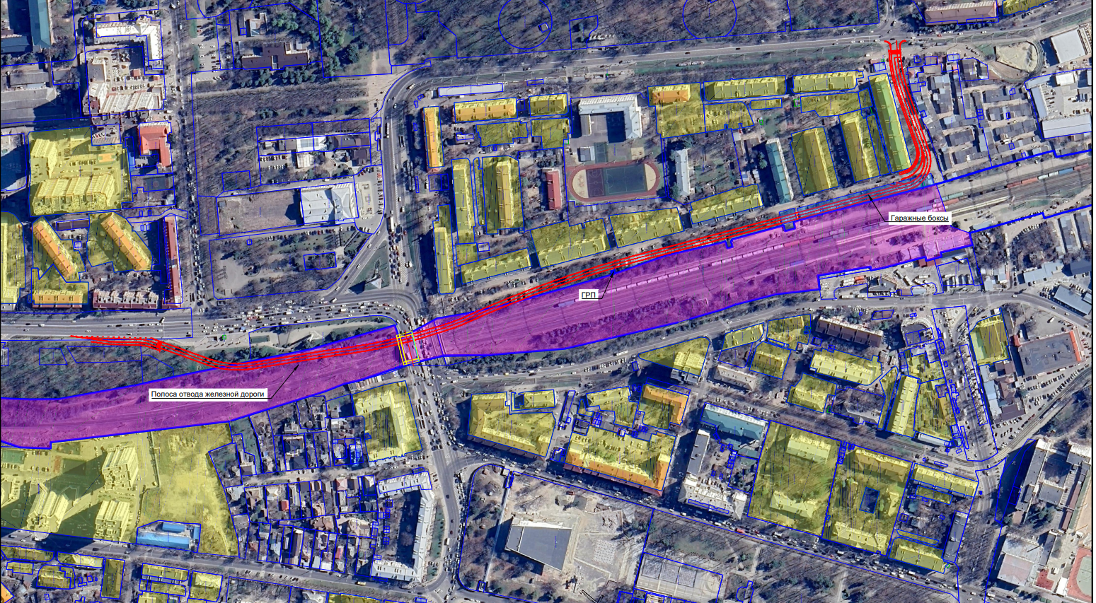 Проект строительства новой дороги под Офицерским путепроводом в Краснодаре