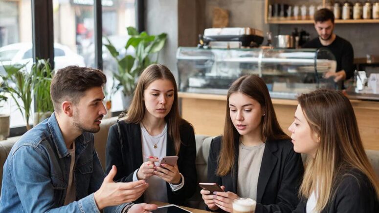 Кофе в кафе