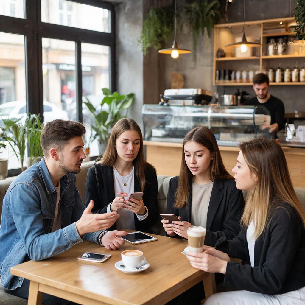 Кофе в кафе