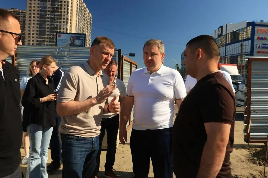 Инвестиции в инфраструктуру: депутат Ламейкин и мэр Краснодара проверили строительство КНС