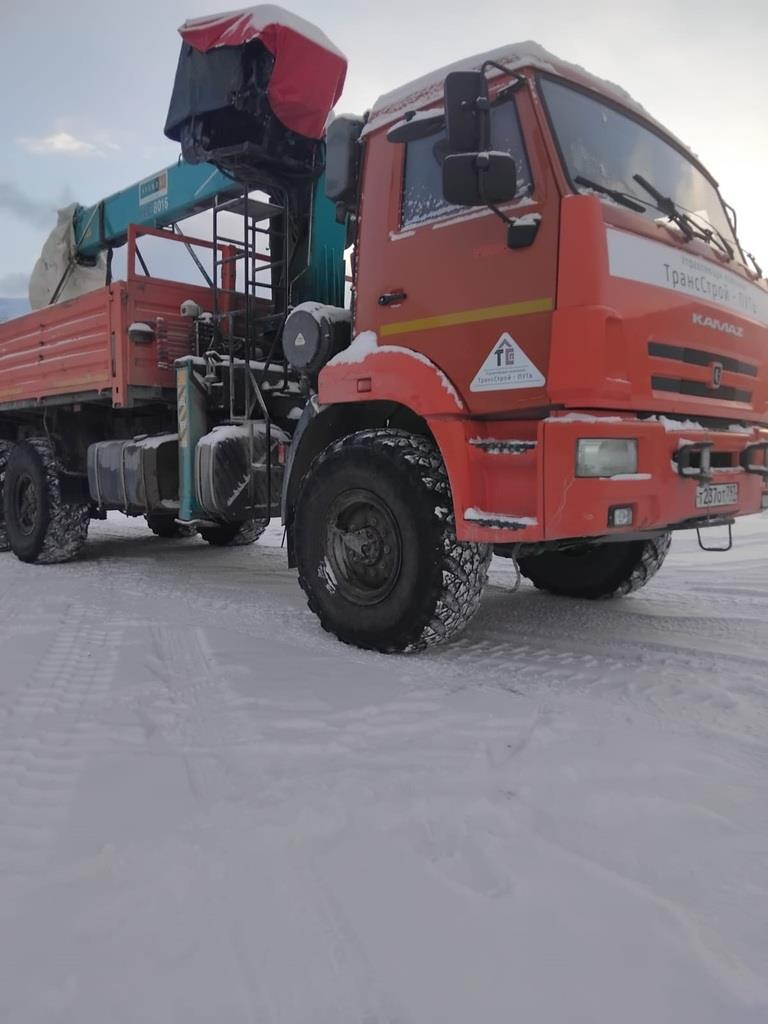 Специальный, грузовой бортовой оснащенный краном-манипулятором 438240-02