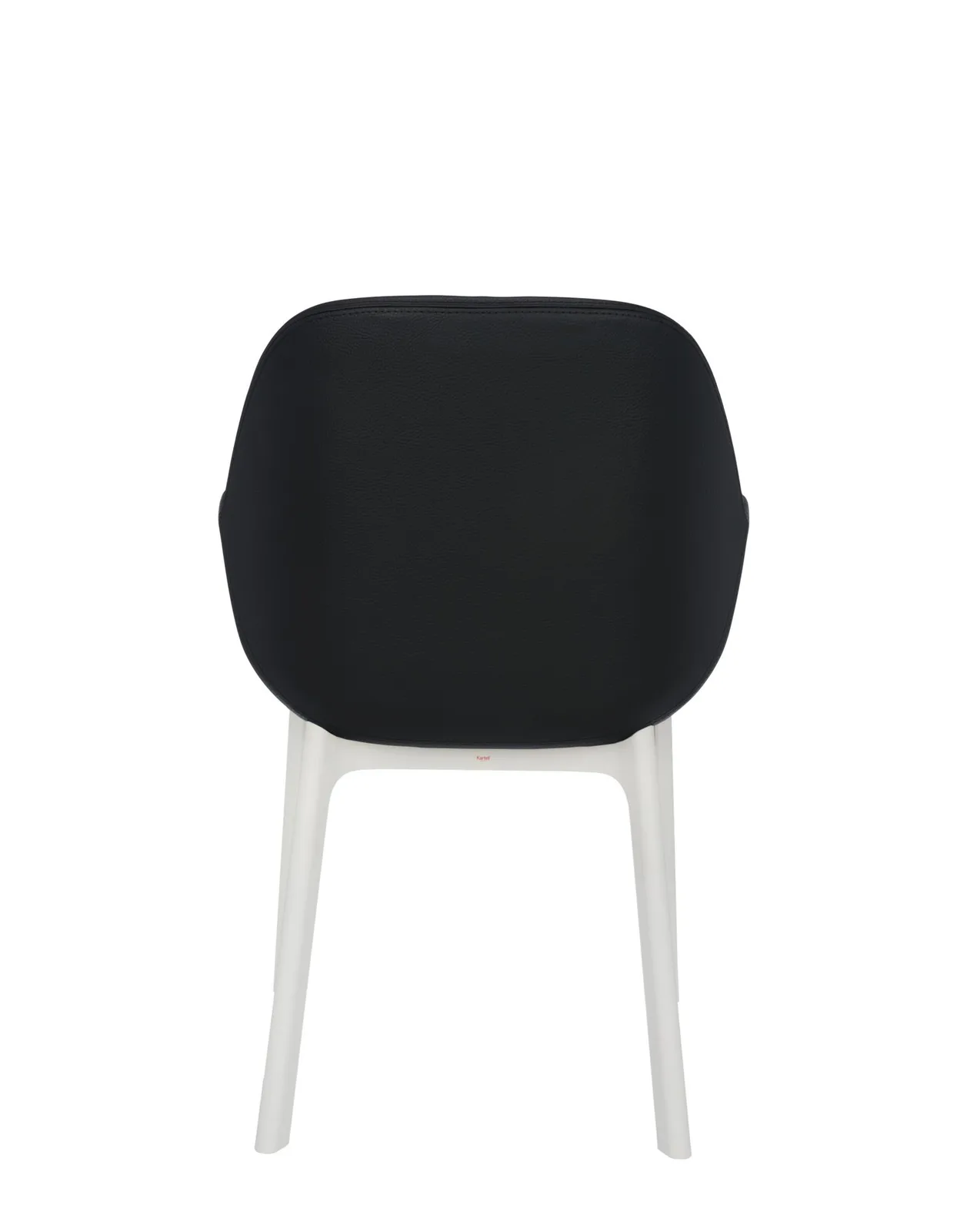 Кресло Clap (белое/черное) эко-кожа Kartell, арт. 4183/BN — изображение товара 2