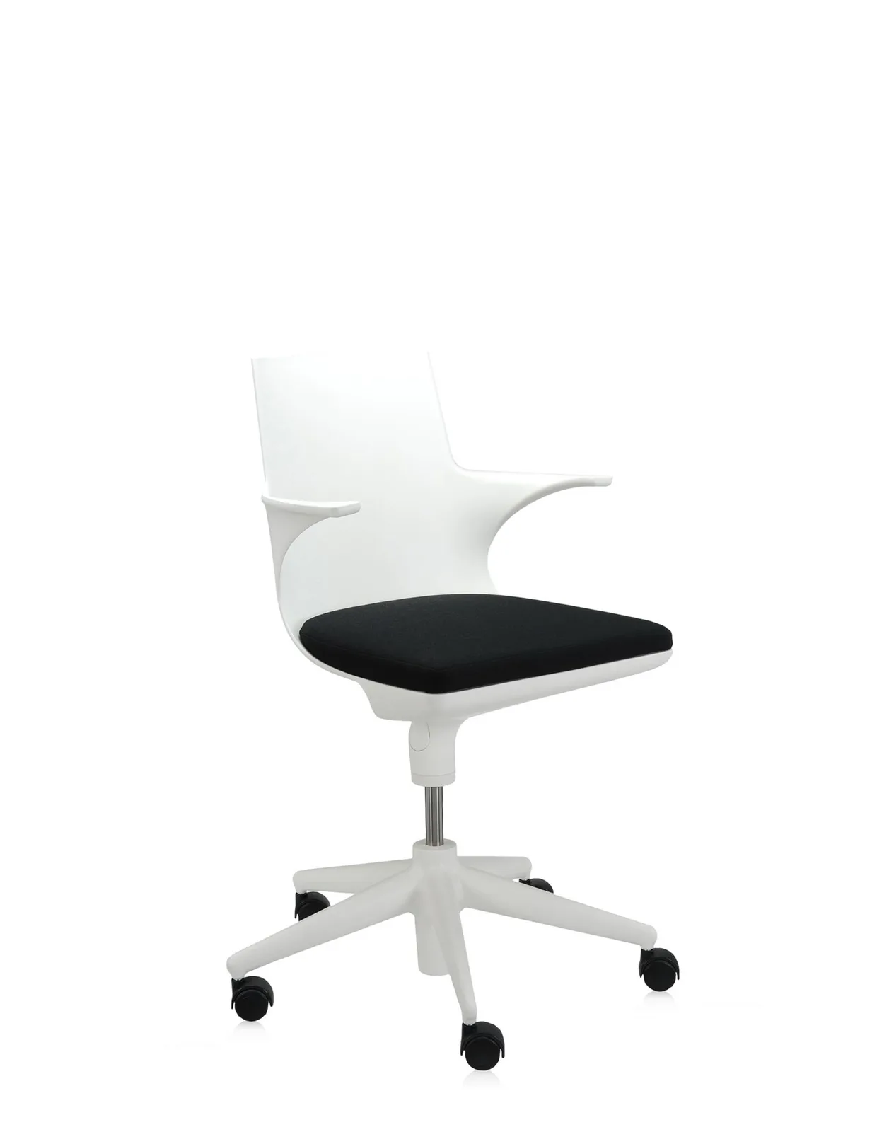 Кресло Spoon (белое/черное) Kartell, арт. 4819/03 — изображение товара 4