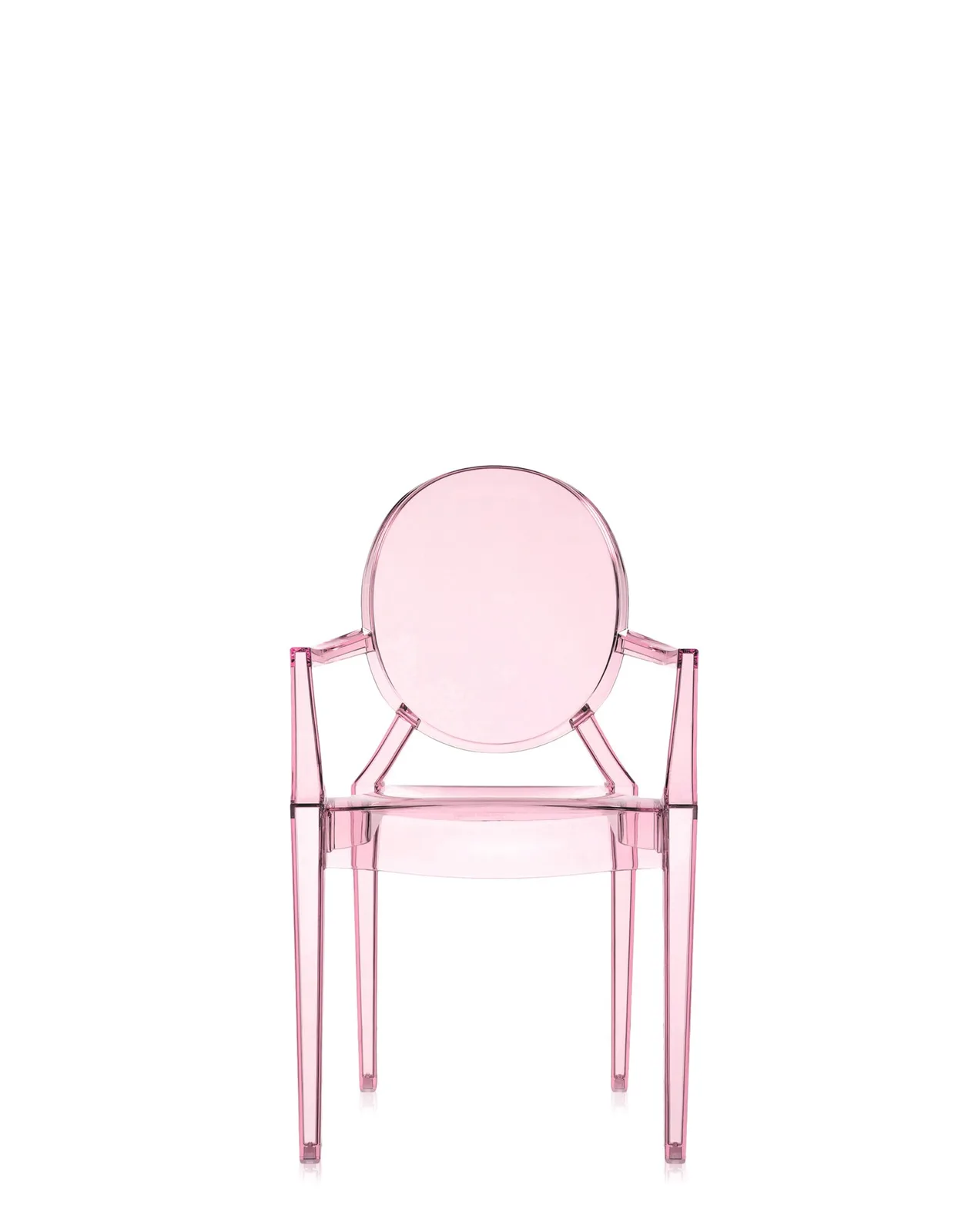 Стул детский Lou Lou Ghost (розовый) Kartell