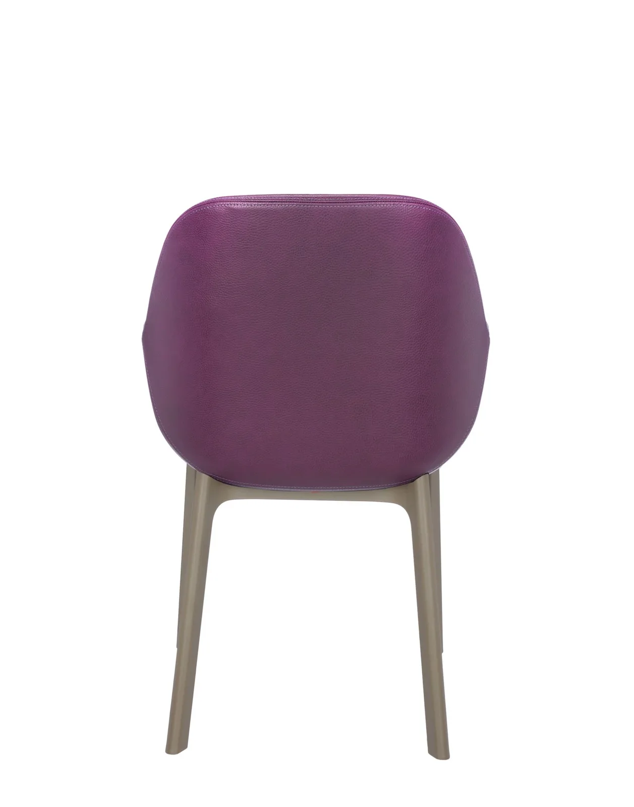 Кресло Clap (бежевое/фиолетовое) эко-кожа Kartell, арт. 4183/TP — изображение товара 2