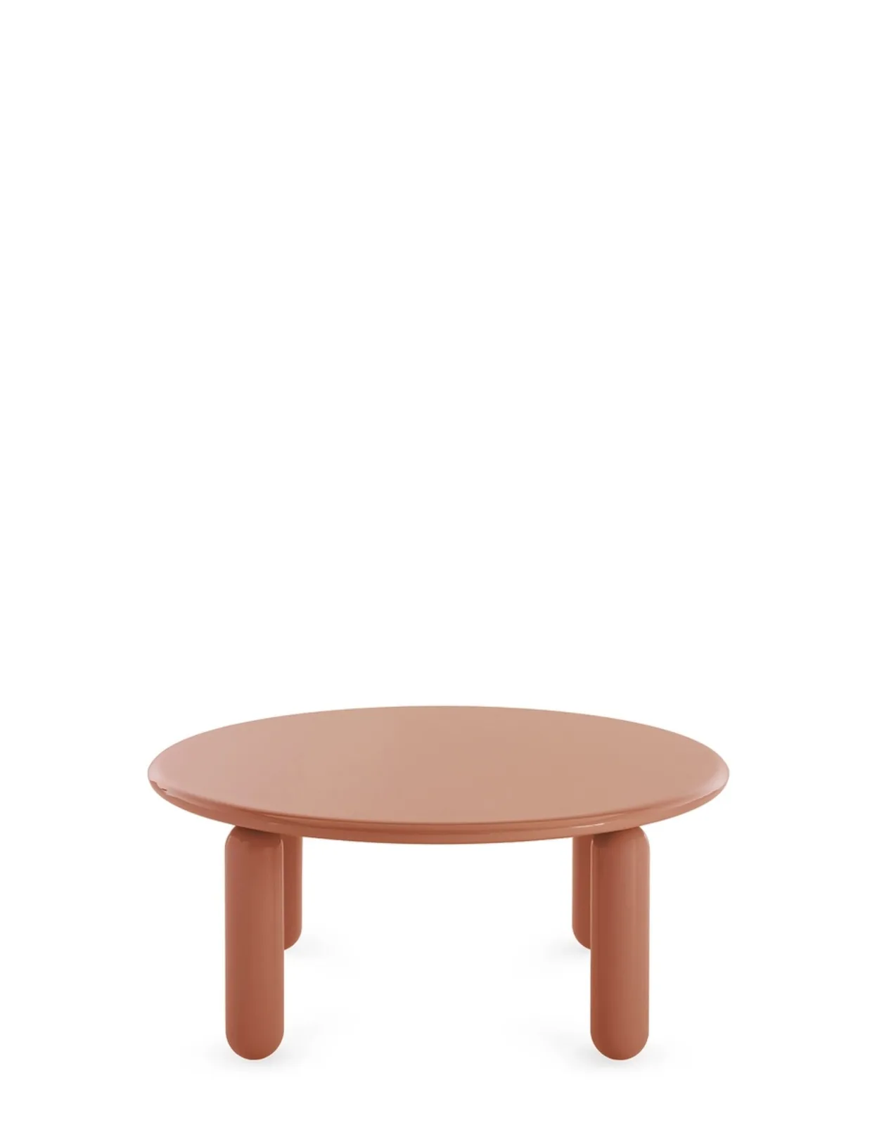 Стол журнальный Undique Mas (оранжевый) высота 30 см Kartell