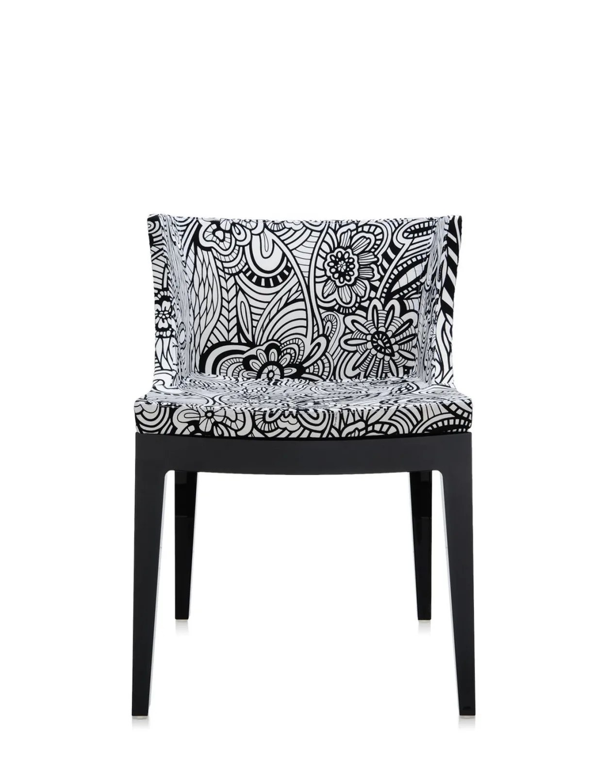 Кресло Mademoiselle (черное/серое) в ткани Missoni Kartell, арт. 4892/LL — изображение товара 2