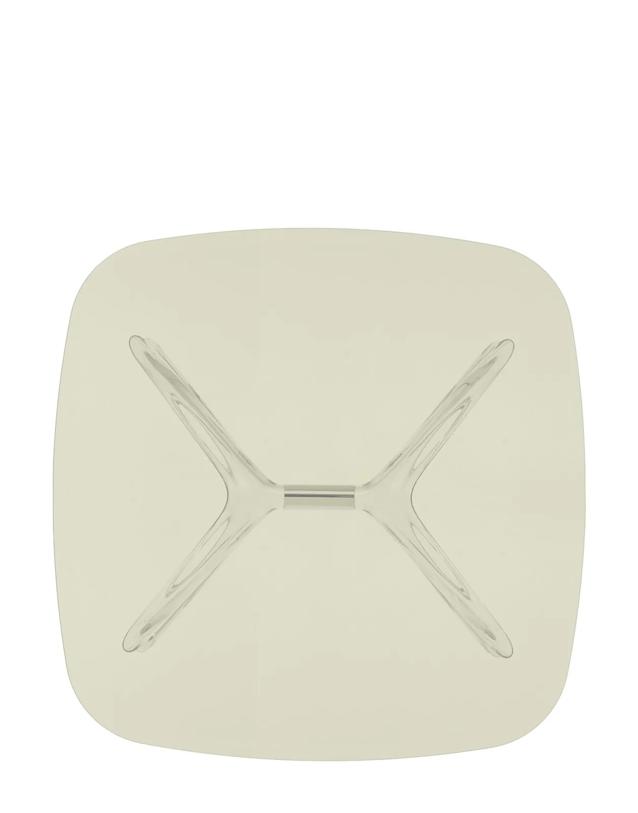 Стол журнальный Blast (желтый/хромированный) 80см Kartell, арт. 4095/C4 — изображение товара 3